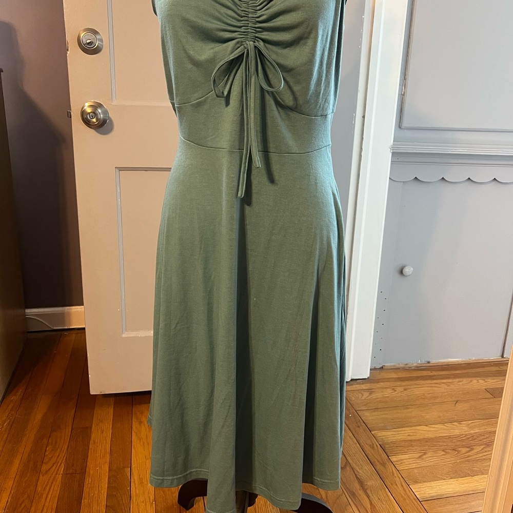 Slate Blue Sleeveless Dress